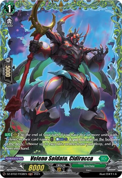 Image for Veleno Soldato, Cidiracca (FR) (DZ-BT02: Illusionless Strife) (DZ-BT02/FR38EN) - Cardfight Vanguard