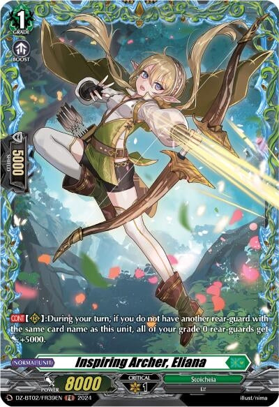 Image for Inspiring Archer, Eliana (FR) (DZ-BT02: Illusionless Strife) (DZ-BT02/FR39EN) - Cardfight Vanguard