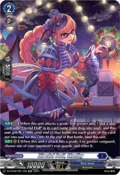 Image for Direful Doll, Shelby (SR) (DZ-BT02: Illusionless Strife) (DZ-BT02/SR11EN) - Cardfight Vanguard