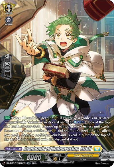 Image for Academic of Endeavoring, Effoll (SR) (DZ-BT02: Illusionless Strife) (DZ-BT02/SR28EN) - Cardfight Vanguard