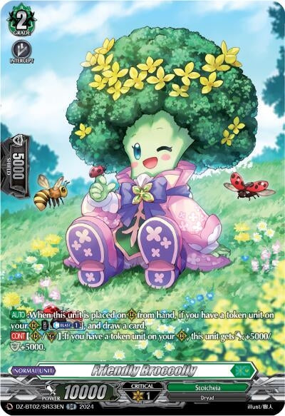 Image for Friendly Broccolly (SR) (DZ-BT02: Illusionless Strife) (DZ-BT02/SR33EN) - Cardfight Vanguard
