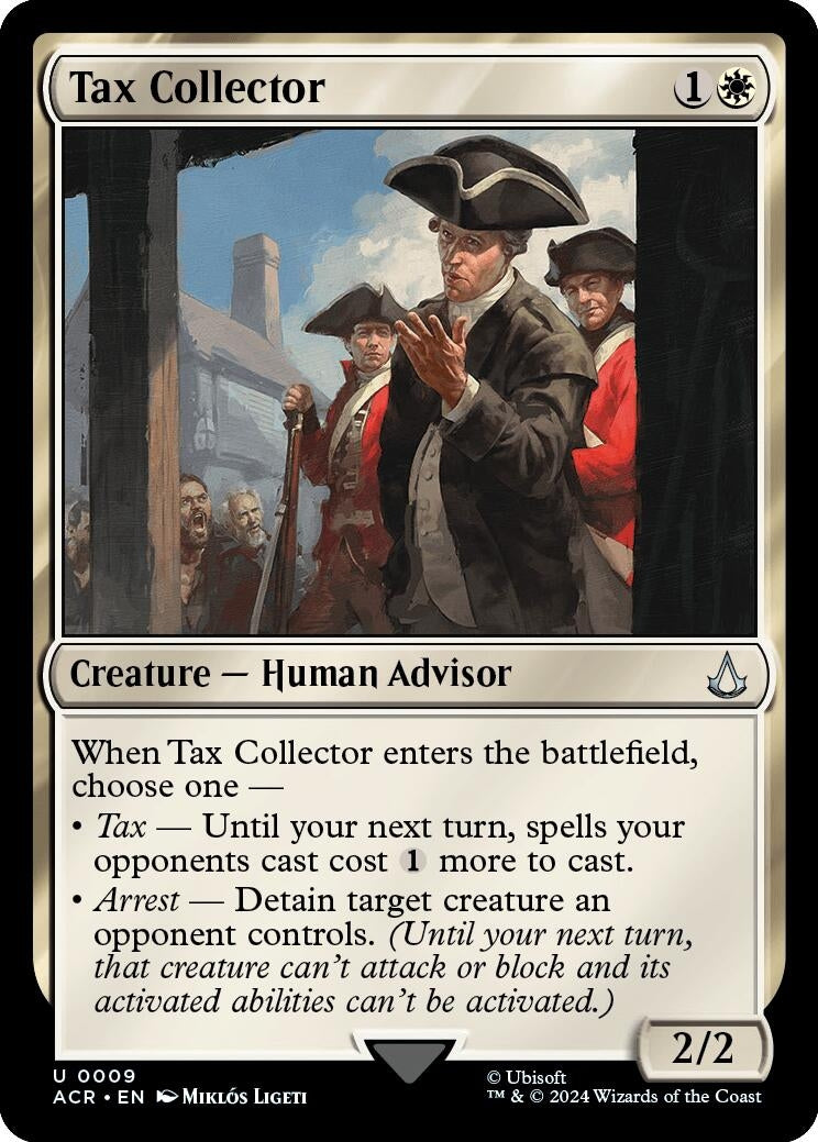 Image for Tax Collector (Universes Beyond: Assassin's Creed) (9) - Magic: The Gathering