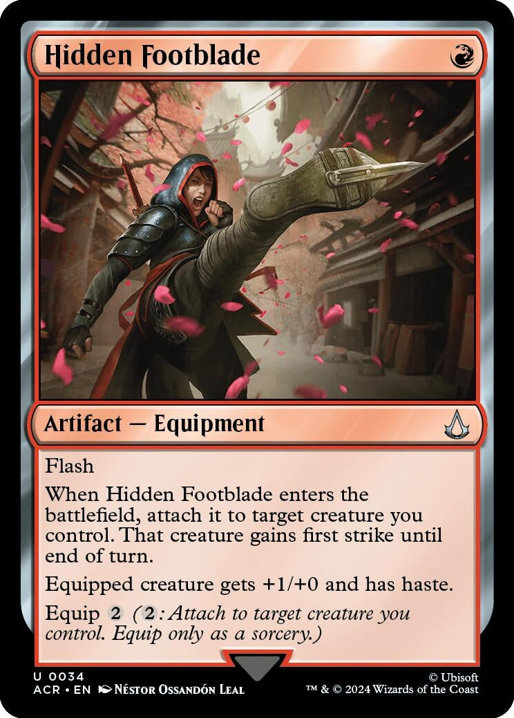 Image for Hidden Footblade (Universes Beyond: Assassin's Creed) (34) - Magic: The Gathering