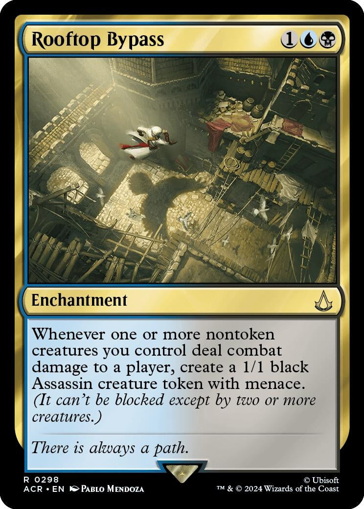 Image for Rooftop Bypass (Universes Beyond: Assassin's Creed) (298) - Magic: The Gathering