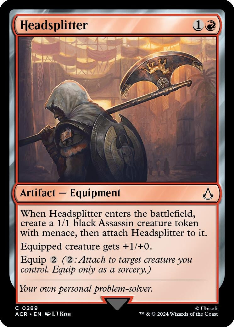 Image for Headsplitter (Universes Beyond: Assassin's Creed) (289) - Magic: The Gathering