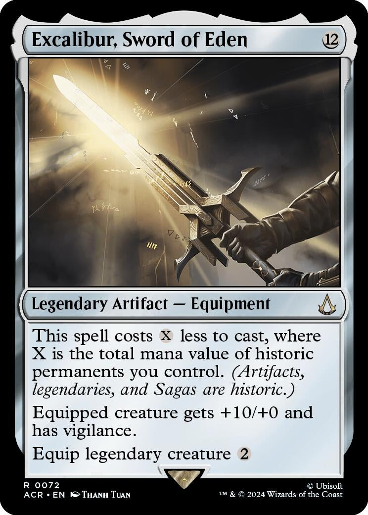 Image for Excalibur, Sword of Eden (Universes Beyond: Assassin's Creed) (72) - Magic: The Gathering