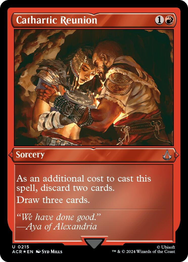Image for Cathartic Reunion (Foil Etched) (Universes Beyond: Assassin's Creed) (215) - Magic: The Gathering