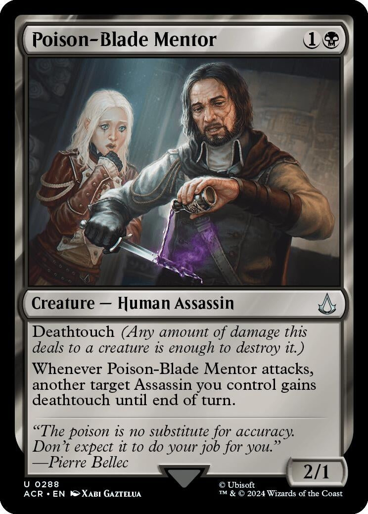Image for Poison-Blade Mentor (Universes Beyond: Assassin's Creed) (288) - Magic: The Gathering
