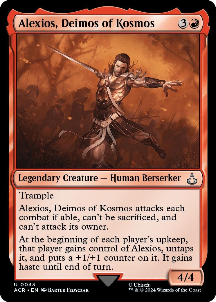 Image for Alexios, Deimos of Kosmos (Universes Beyond: Assassin's Creed) (33) - Magic: The Gathering