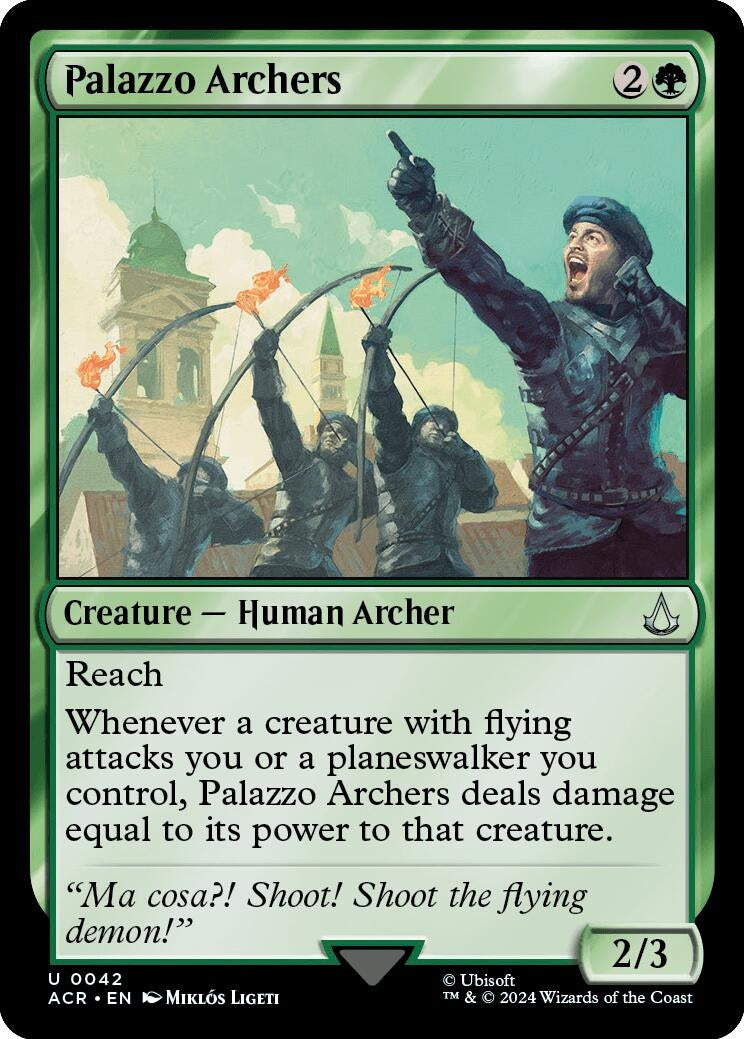 Image for Palazzo Archers (Universes Beyond: Assassin's Creed) (42) - Magic: The Gathering