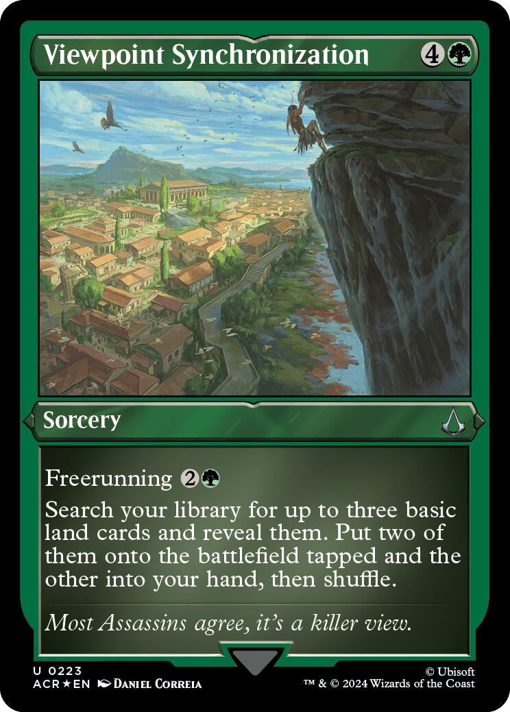 Image for Viewpoint Synchronization (Foil Etched) (Universes Beyond: Assassin's Creed) (223) - Magic: The Gathering