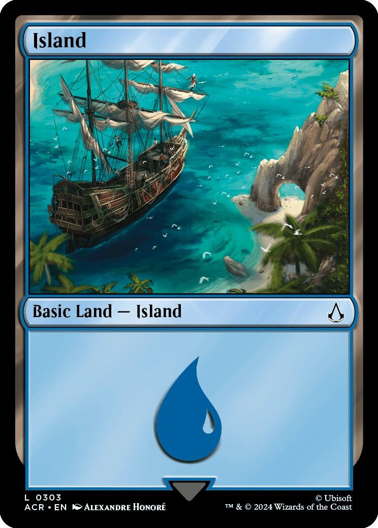 Image for Island (0303) (Universes Beyond: Assassin's Creed) (303) - Magic: The Gathering