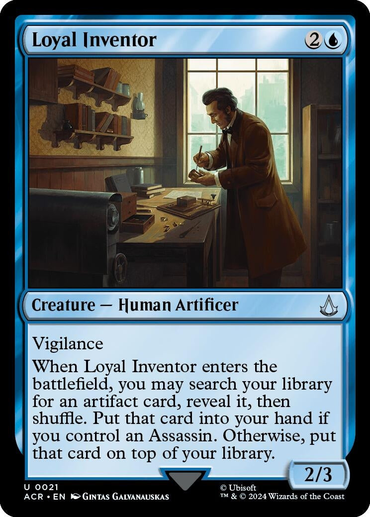 Image for Loyal Inventor (Universes Beyond: Assassin's Creed) (21) - Magic: The Gathering