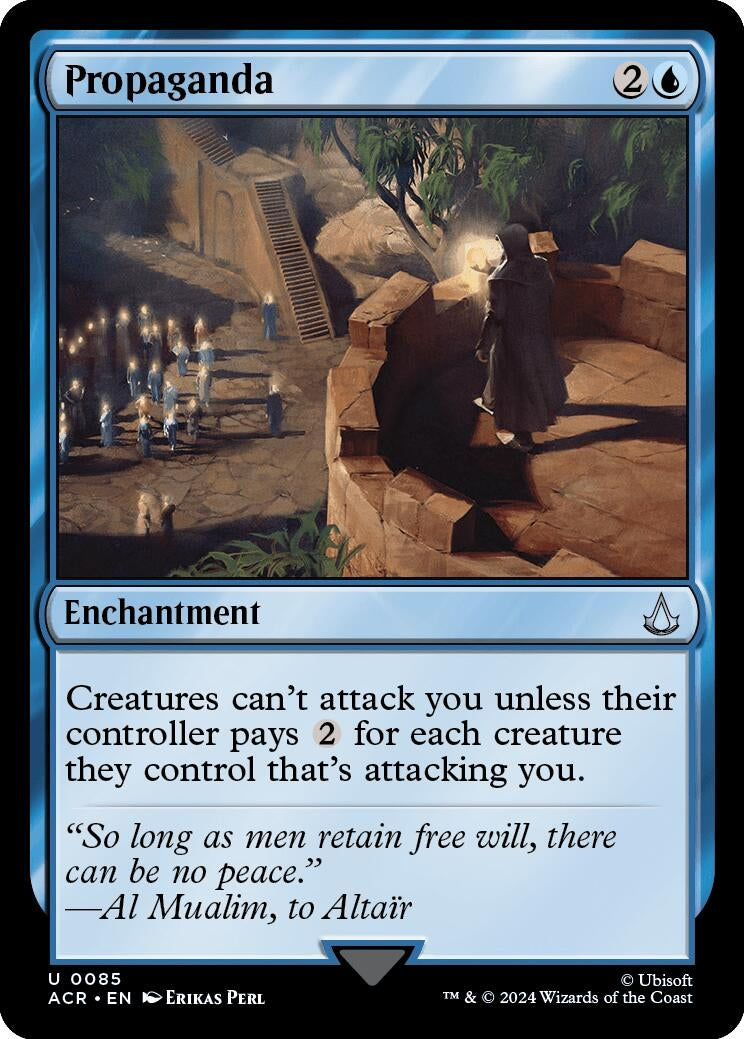 Image for Propaganda (Universes Beyond: Assassin's Creed) (85) - Magic: The Gathering