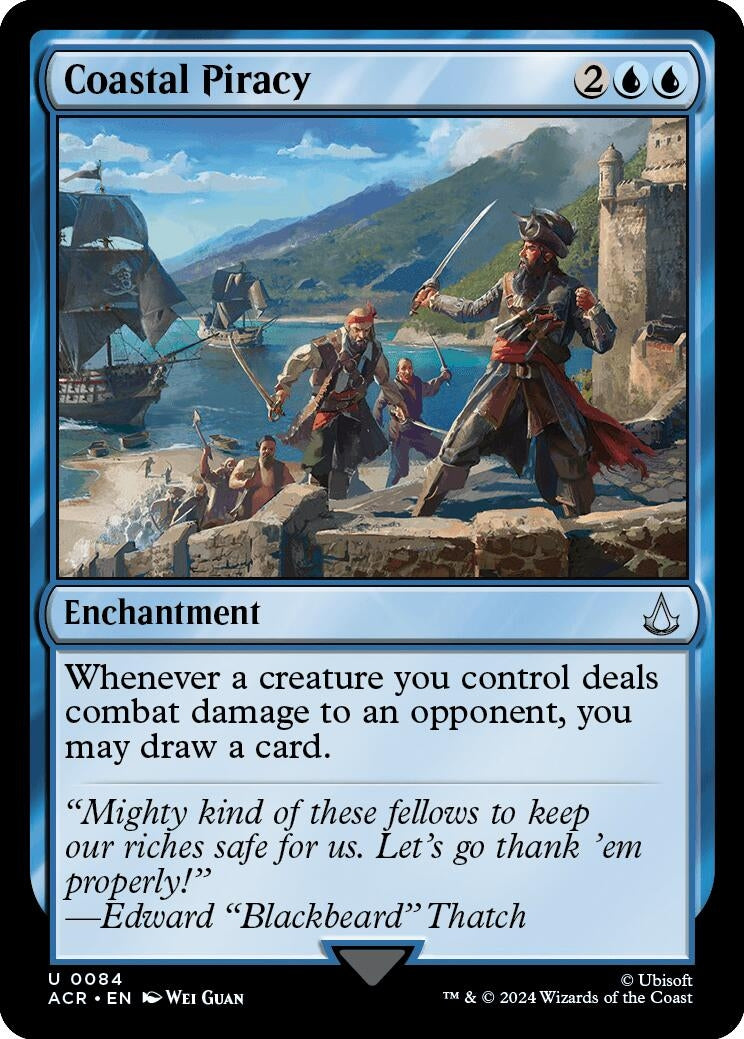 Image for Coastal Piracy (Universes Beyond: Assassin's Creed) (84) - Magic: The Gathering