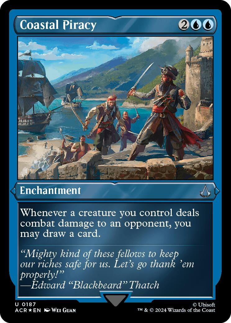 Image for Coastal Piracy (Foil Etched) (Universes Beyond: Assassin's Creed) (187) - Magic: The Gathering