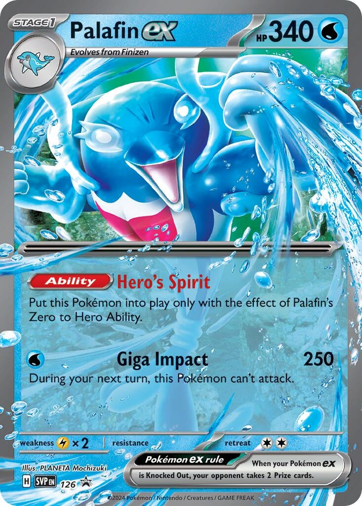 Image for Palafin ex - 126 (SV: Scarlet & Violet Promo Cards) (126) - Pokemon