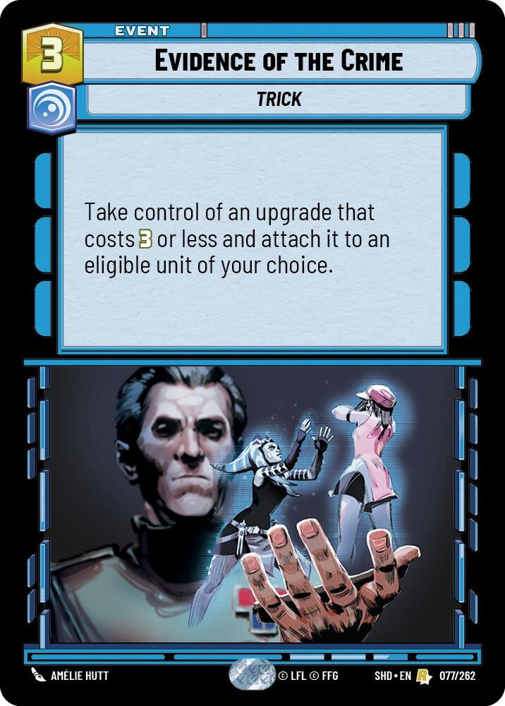 Image for Evidence of the Crime (Shadows of the Galaxy) (077/262) - Star Wars: Unlimited