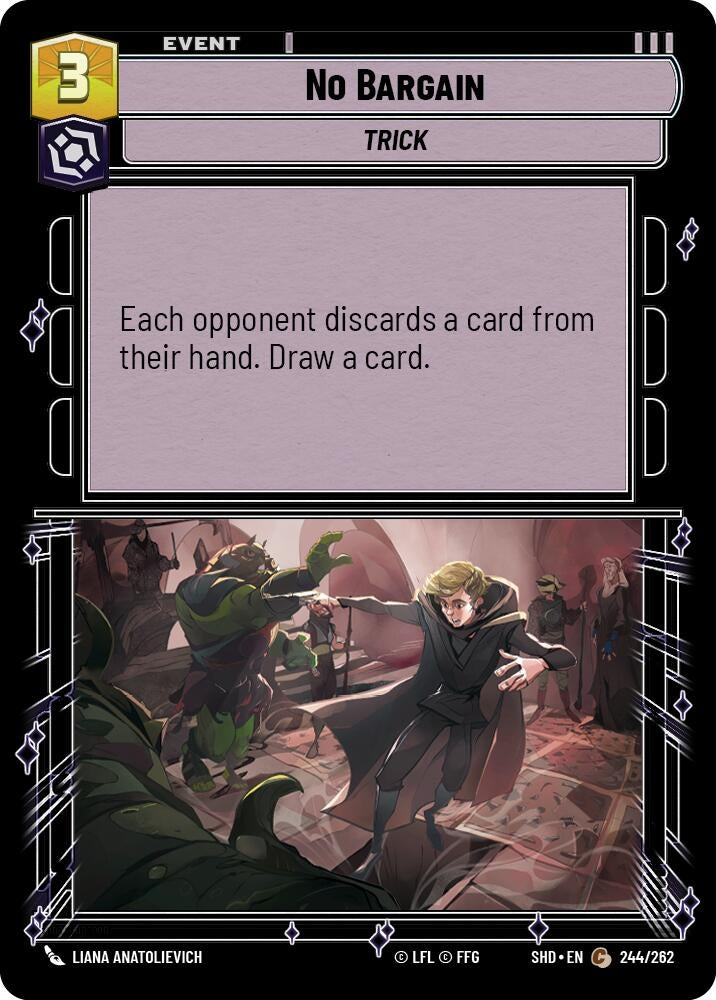 Image for No Bargain (Shadows of the Galaxy) (244/262) - Star Wars: Unlimited