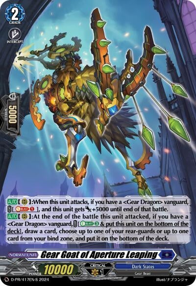 Image for Gear Goat of Aperture Leaping (417) (Foil) (D Promo Cards) (D-PR/417EN) - Cardfight Vanguard