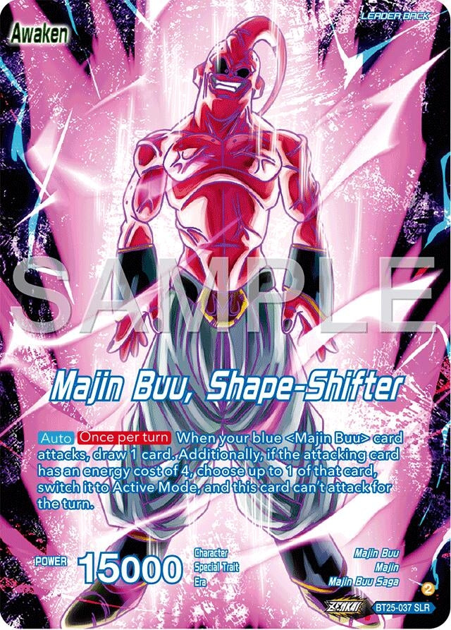 Image for Majin Buu // Majin Buu, Shape-Shifter (SLR) (Legend of the Dragon Balls) (BT25-037) - Dragon Ball Super: Masters