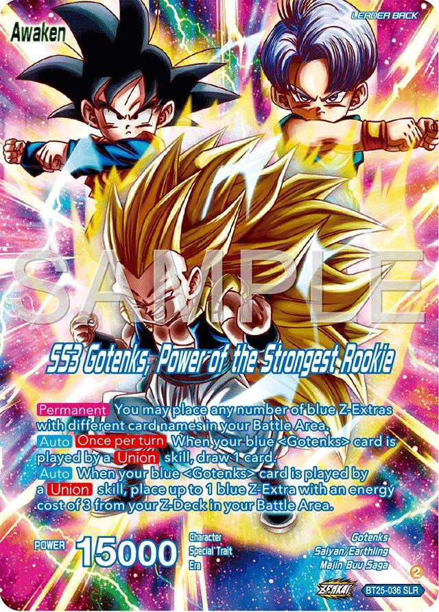 Image for Gotenks // SS3 Gotenks, Power of the Strongest Rookie (SLR) (Legend of the Dragon Balls) (BT25-036) - Dragon Ball Super: Masters