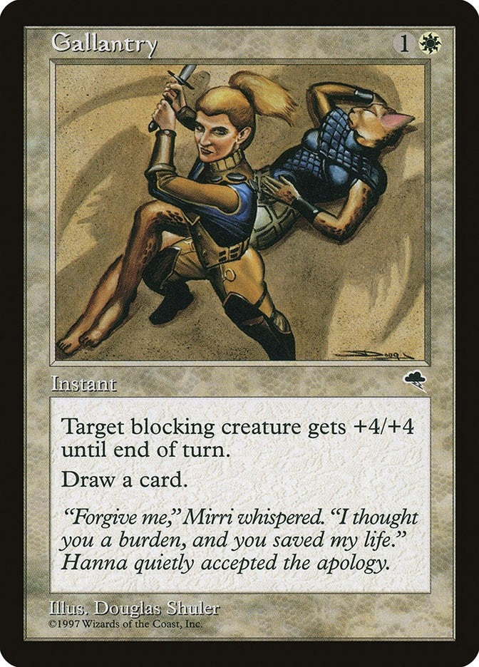 Image for Gallantry (Tempest) (20) - Magic: The Gathering