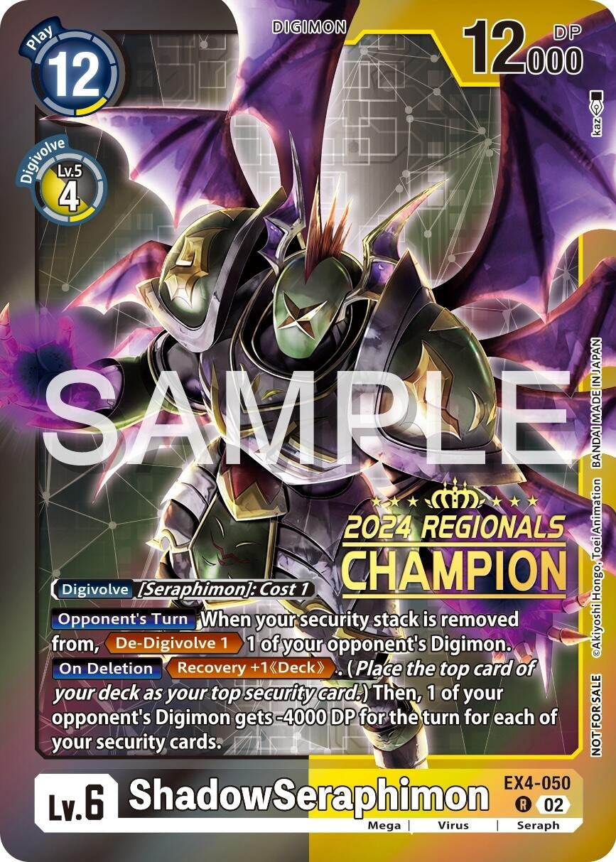 Image for ShadowSeraphimon (2024 Regionals Champion) (EX04) (EX4-050 R) - Digimon Card Game
