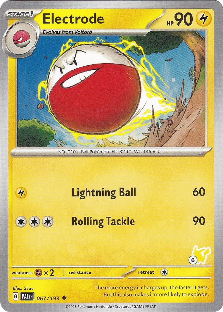 Image for Electrode - Pikachu 6 (Battle Academy 2024) (067/193) - Pokemon