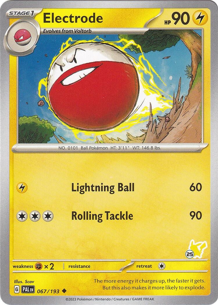 Image for Electrode - Pikachu 25 (Battle Academy 2024) (067/193) - Pokemon
