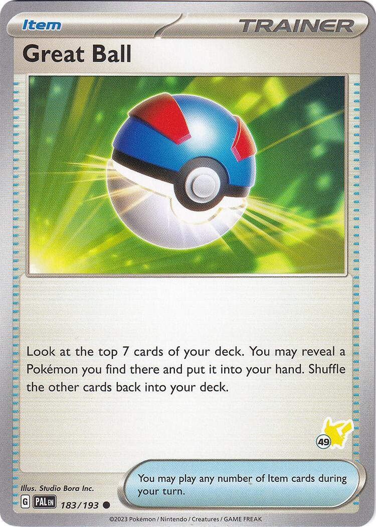 Image for Great Ball - Pikachu 49 (Battle Academy 2024) (183/193) - Pokemon