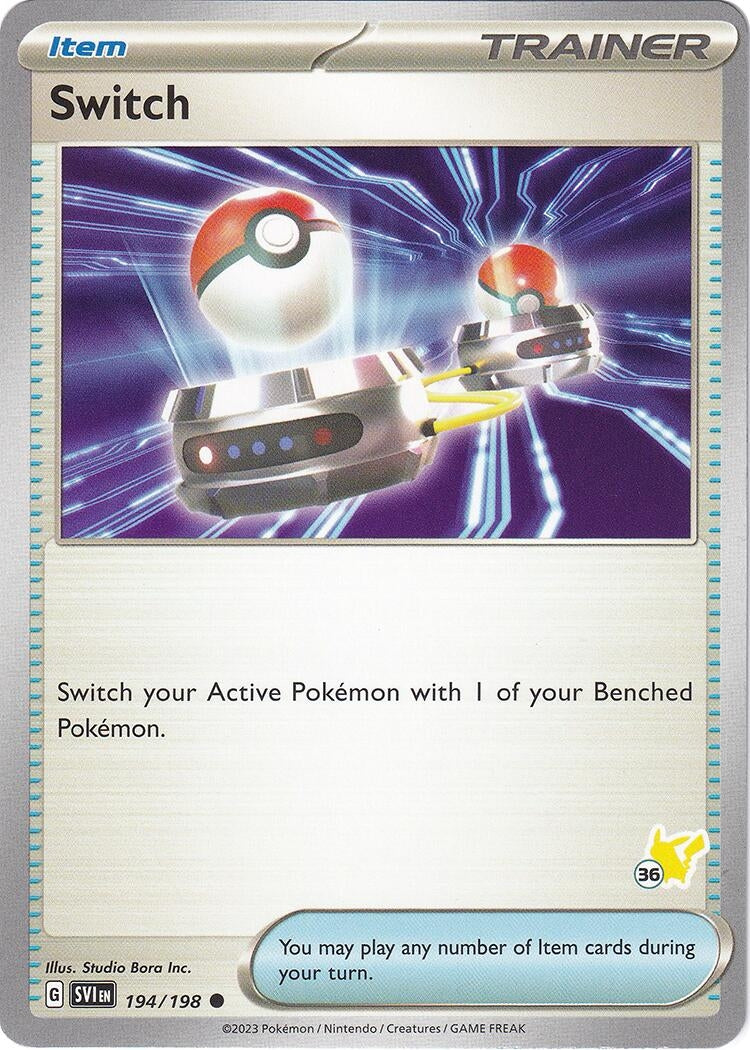 Image for Switch - Pikachu 36 (Battle Academy 2024) (194/198) - Pokemon