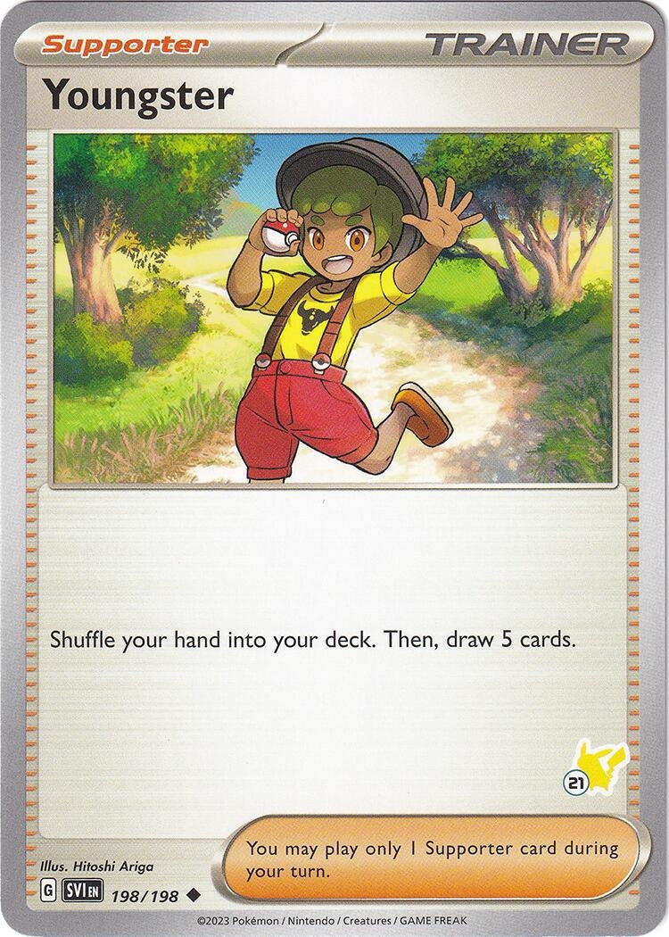 Image for Youngster - Pikachu 21 (Battle Academy 2024) (198/198) - Pokemon
