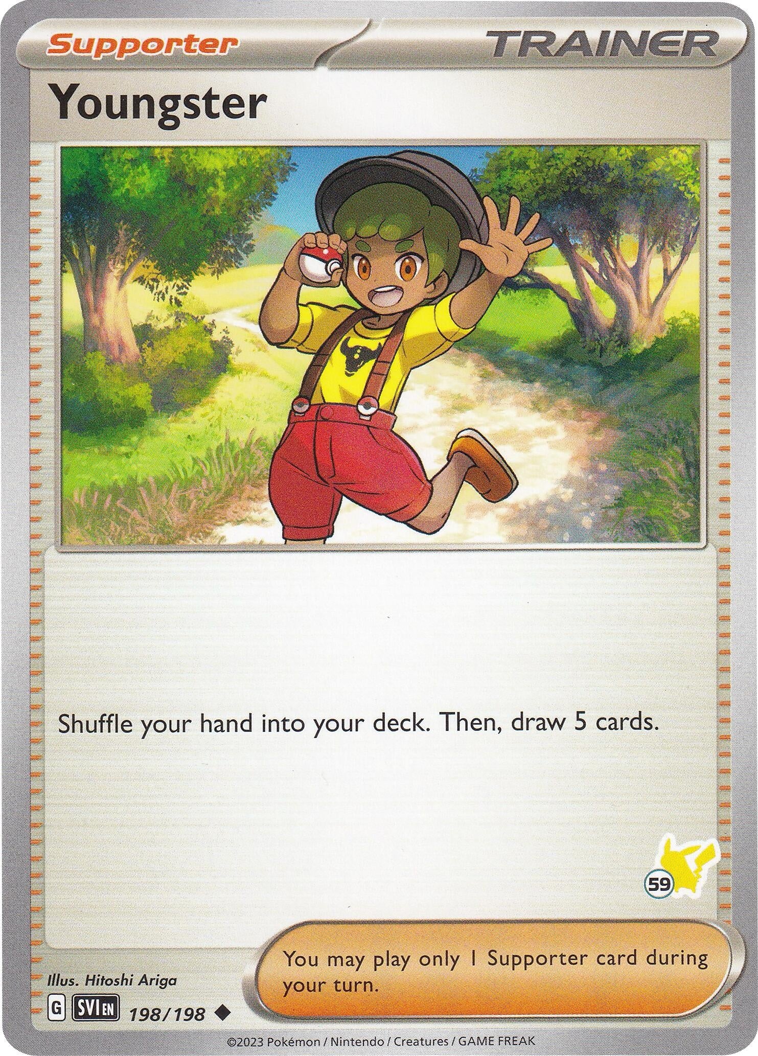 Image for Youngster - Pikachu 59 (Battle Academy 2024) (198/198) - Pokemon