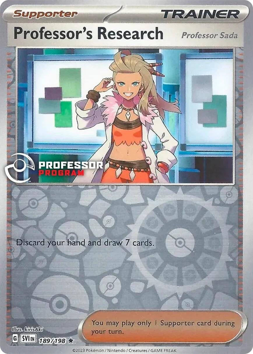 Image for Professor's Research - 189/198 (2023) (Professor Program Promos) (189/198) - Pokemon