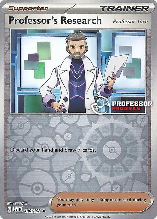Image for Professor's Research - 190/198 (2023) (Professor Program Promos) (190/198) - Pokemon