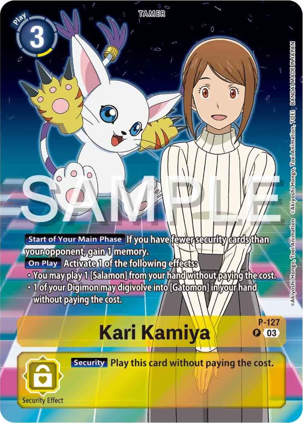 Image for Kari Kamiya - P-127 (Digimon Adventure 02: The Beginning Set) (D-PR) (P-127 P) - Digimon Card Game