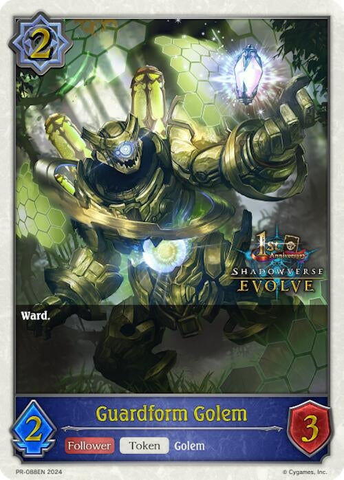 Image for Guardform Golem (1st Anniversary Stamped) (Shadowverse: Evolve Promo Cards) (PR-088EN) - Shadowverse: Evolve