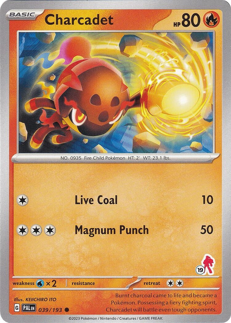 Image for Charcadet - Armarouge 19 (Battle Academy 2024) (039/193) - Pokemon