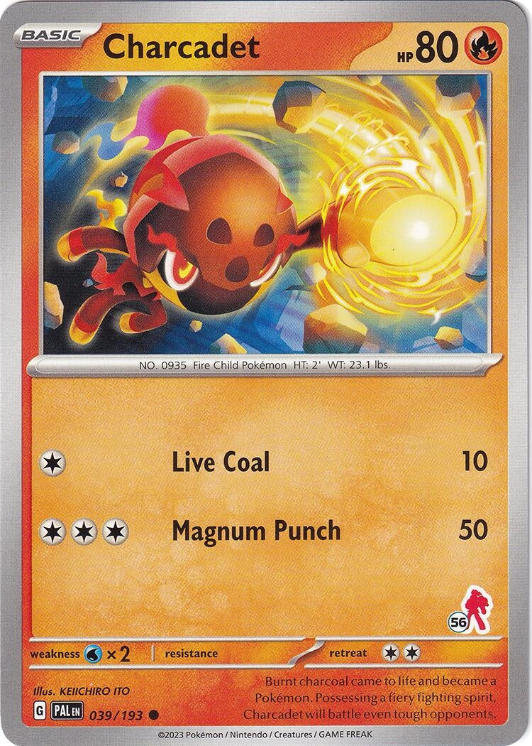 Image for Charcadet - Armarouge 56 (Battle Academy 2024) (039/193) - Pokemon