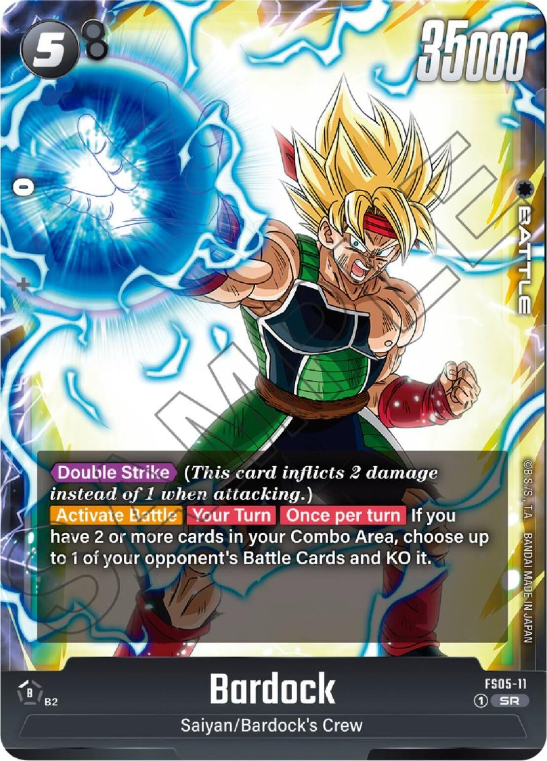 Image for Bardock - FS05-11 (Starter Deck 5: Bardock) (FS05-11) - Dragon Ball Super: Fusion World