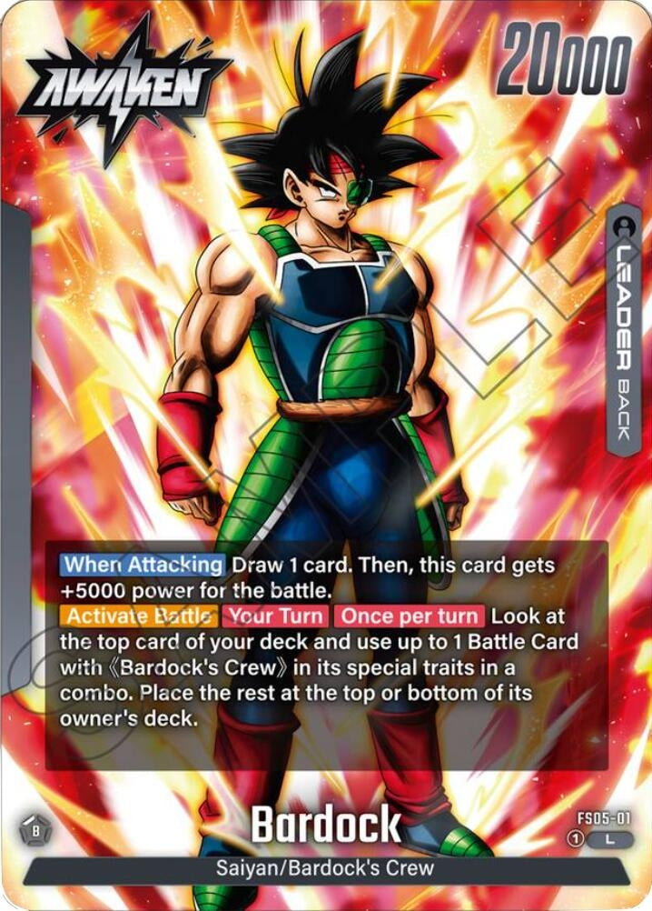 Image for Bardock - FS05-01 (Starter Deck 5: Bardock) (FS05-01) - Dragon Ball Super: Fusion World