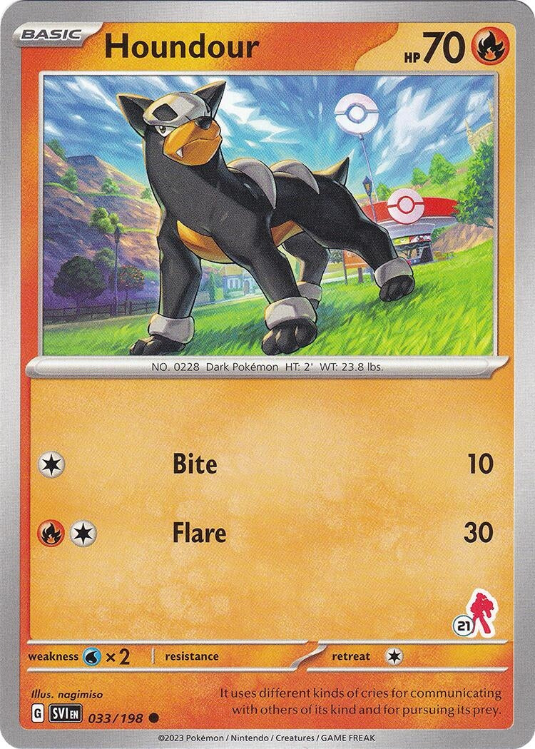Image for Houndour - Armarouge 21 (Battle Academy 2024) (033/198) - Pokemon