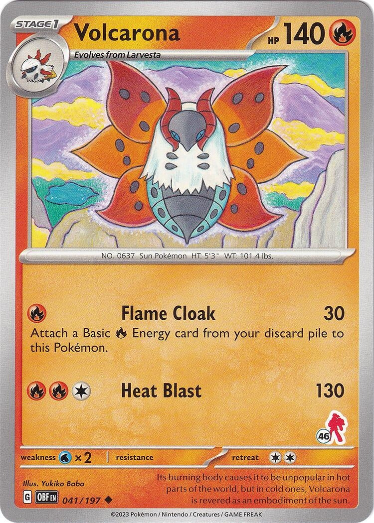 Image for Volcarona - Armarouge 46 (Battle Academy 2024) (041/197) - Pokemon