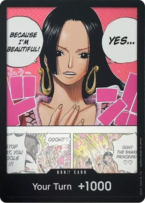 Image for DON!! Card (Boa Hancock) (Double Pack Set Vol. 4) (500 Years in the Future) - One Piece Card Game
