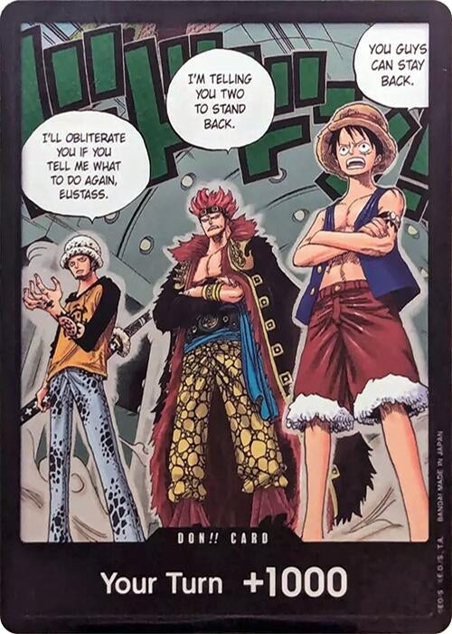 Image for DON!! Card (Trafalgar Law, Eustass Kid and Monkey.D.Luffy) (Double Pack Set Vol. 4) (500 Years in the Future) - One Piece Card Game