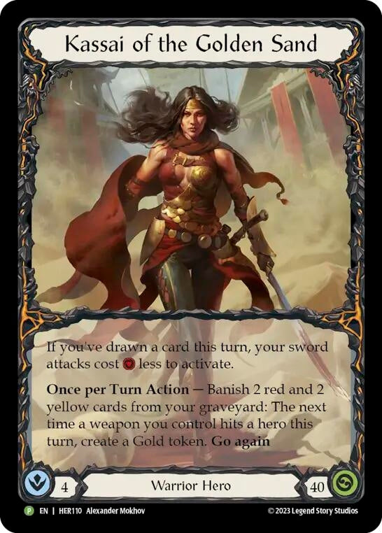 Image for Kassai of the Golden Sand - HER110 (Flesh and Blood: Promo Cards) (HER110) - Flesh and Blood TCG