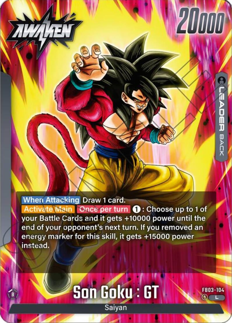 Image for Son Goku : GT - FB03-104 (Raging Roar) (FB03-104) - Dragon Ball Super: Fusion World