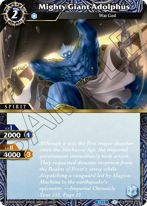 Image for Mighty Giant Adolphus (Strangers in the Sky) (BSS05-097) - Battle Spirits Saga