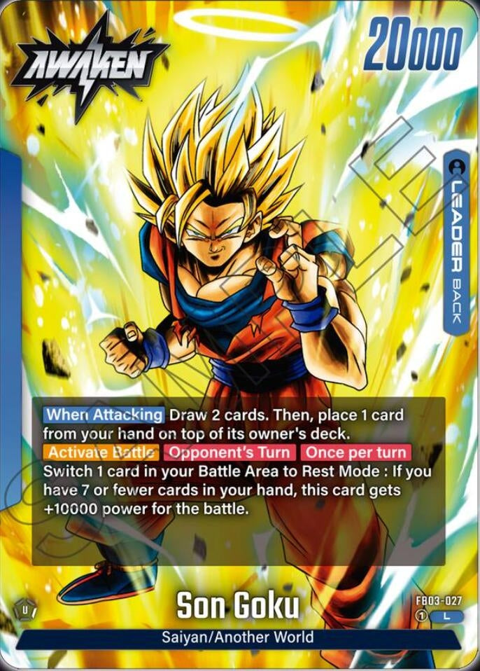 Image for Son Goku - FB03-027 (Raging Roar) (FB03-027) - Dragon Ball Super: Fusion World